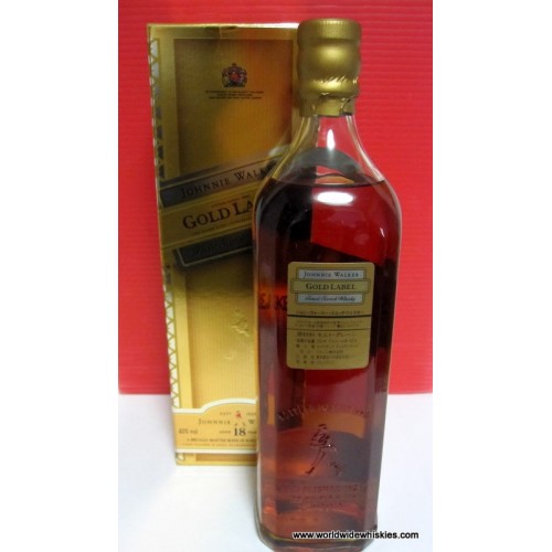 Johnnie Walker GOLD 18 Year Old Whisky Boxed
